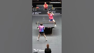 The most satisfying of rallies in slow motion ✨ #ChinaSmash #TableTennis
