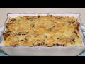 Выкладываю все слоями и вкусный ужин готов. Запеканка.