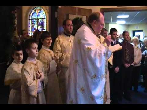 St. Georges Church Taylor Pa January 7,2009 Blessi...