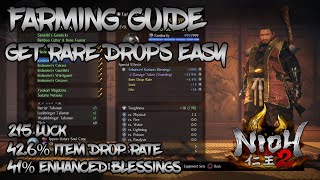 Nioh 2 - Farming Guide - Get Rare Drops Easy!