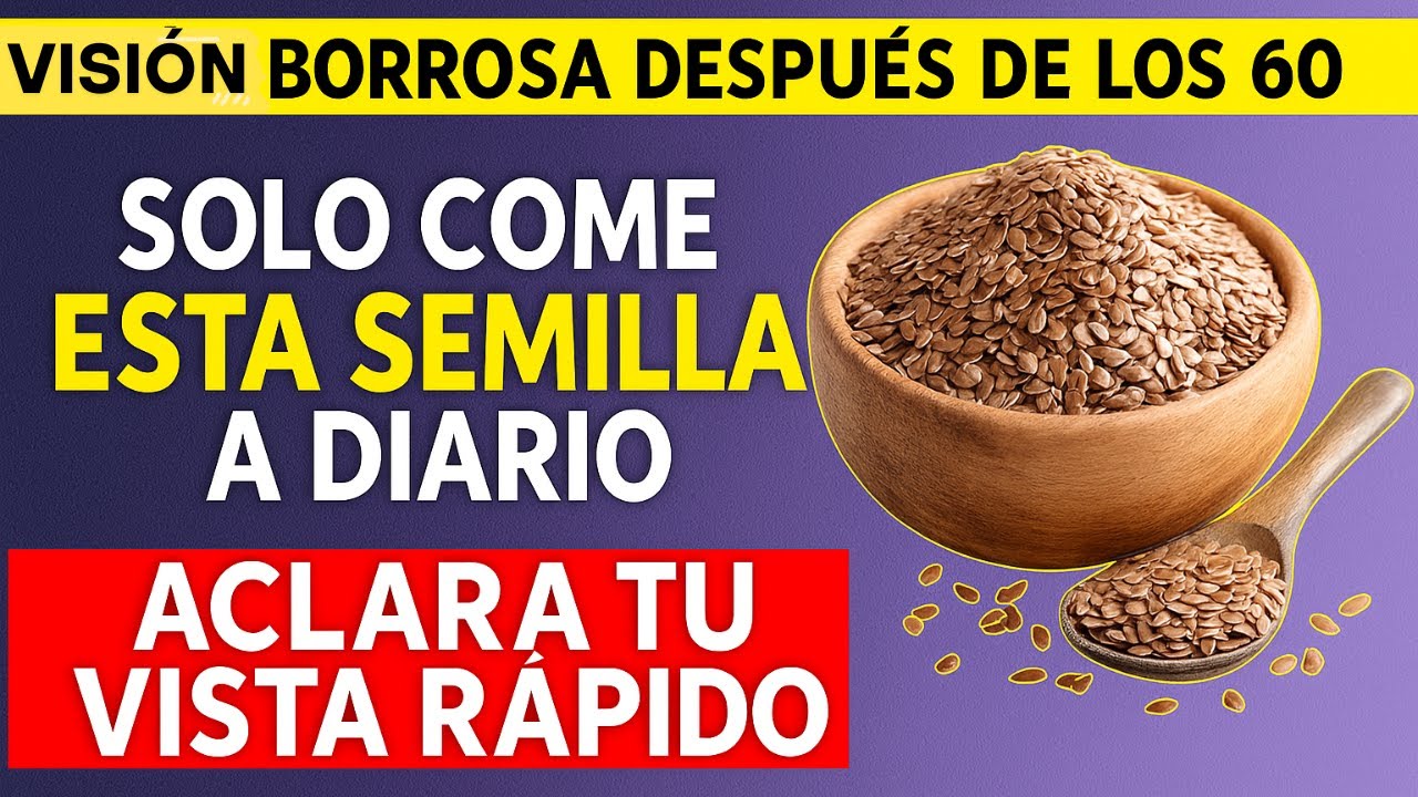 Adultos mayores: Coman ESTAS 3 Semillas para Proteger Naturalmente sus Ojos y la Retina.