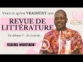 Revue de littérature : les secrets que j'aurais adoré découvrir avant