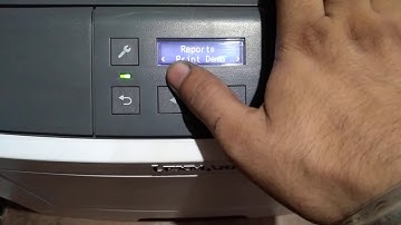 lexmark ms 312 dn how to print self test or demo page