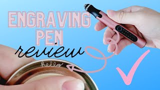 Trying Out An Engraving Pen