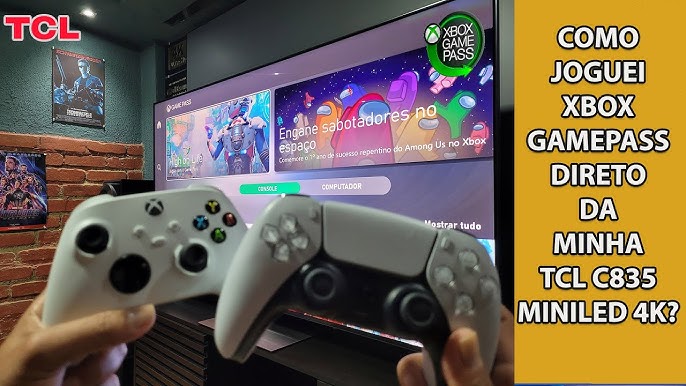 Testei o GAMEPASS (XCLOUD) na TV SAMSUNG BU8000 E fiquei surpreso! 