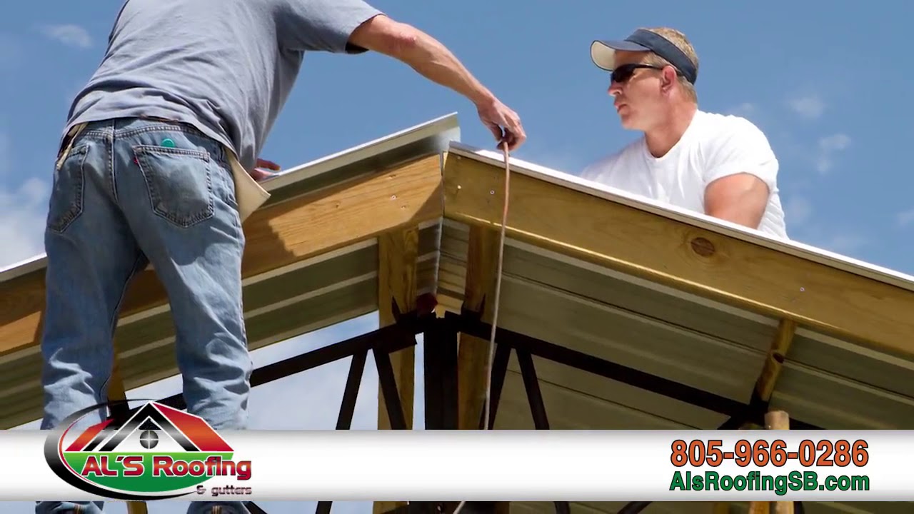 Al's Roofing Deck Waterproofing, Gutter & Downspout Installation Santa Barbara, CA YouTube