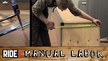 How-To Build a Skatepark - Hubba Part 4: Skatelite/Masonite - Manual Labor