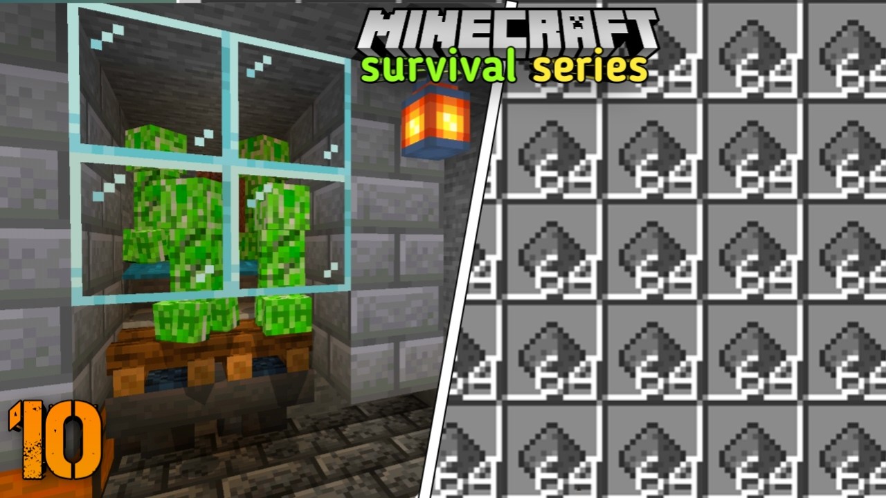I Made THE BEST CREEPER FARM in Minecraft survival series 1.21 [EP 10 ...