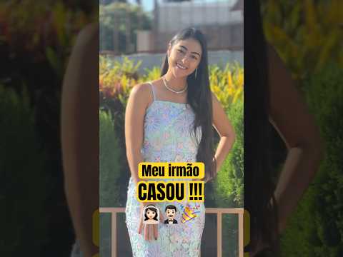 Meu irmão casou!!!🎉💍E o meu vestido escolhido para o casamento do civil foi esse!! Gostaram??❤️👗