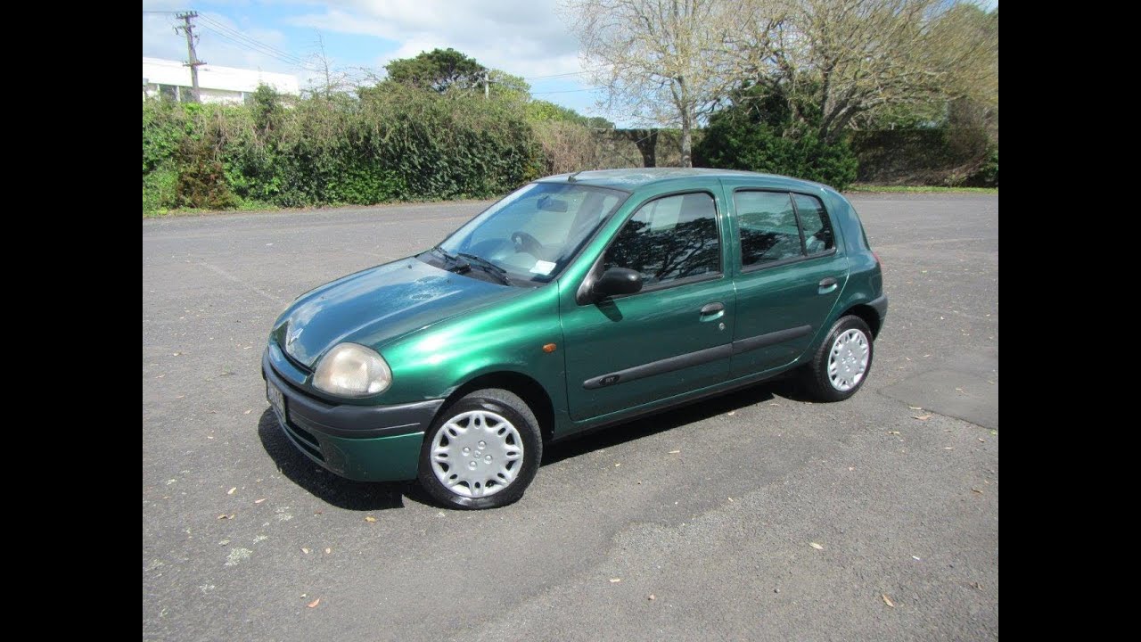 1999 Renault Clio 5 speed Manual Kiwi new hatch $1 RESERVE!!! $Cash4Cars$Cash4Cars$ SOLD - YouTube