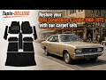 Vidéo: Moquette de sol pour Opel Commodore A Coupe 1967-1972