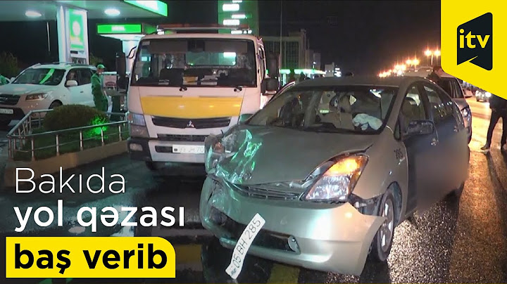 Bakıda iki nəfərin xəsarət alması ilə nəticələnən yol qəzası baş verib