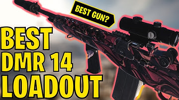 BEST GUN/LOADOUT IN WARZONE - DMR 14 Guide - Class & Attachments