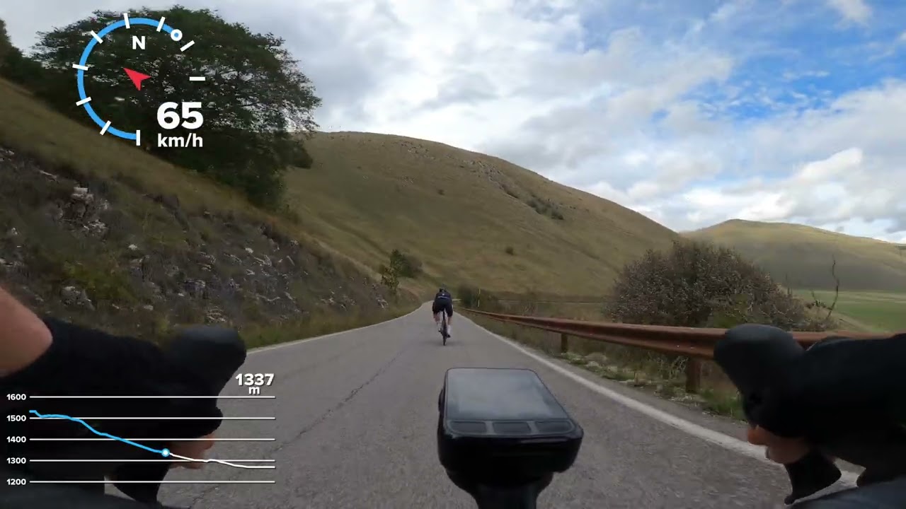 Monti Sibillini. Discesa.