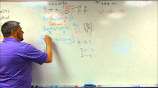 Math 99 Factoring trinomials with 5 step method
