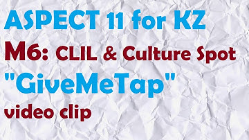 ASPECT 11 for Kaz M6 / Culture Spot / GiveMeTap / video clip