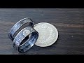 古銭の指輪 20銭銀貨での作り方 How to make old Japanese coin ring use Dragon 20 sen slyer coin.