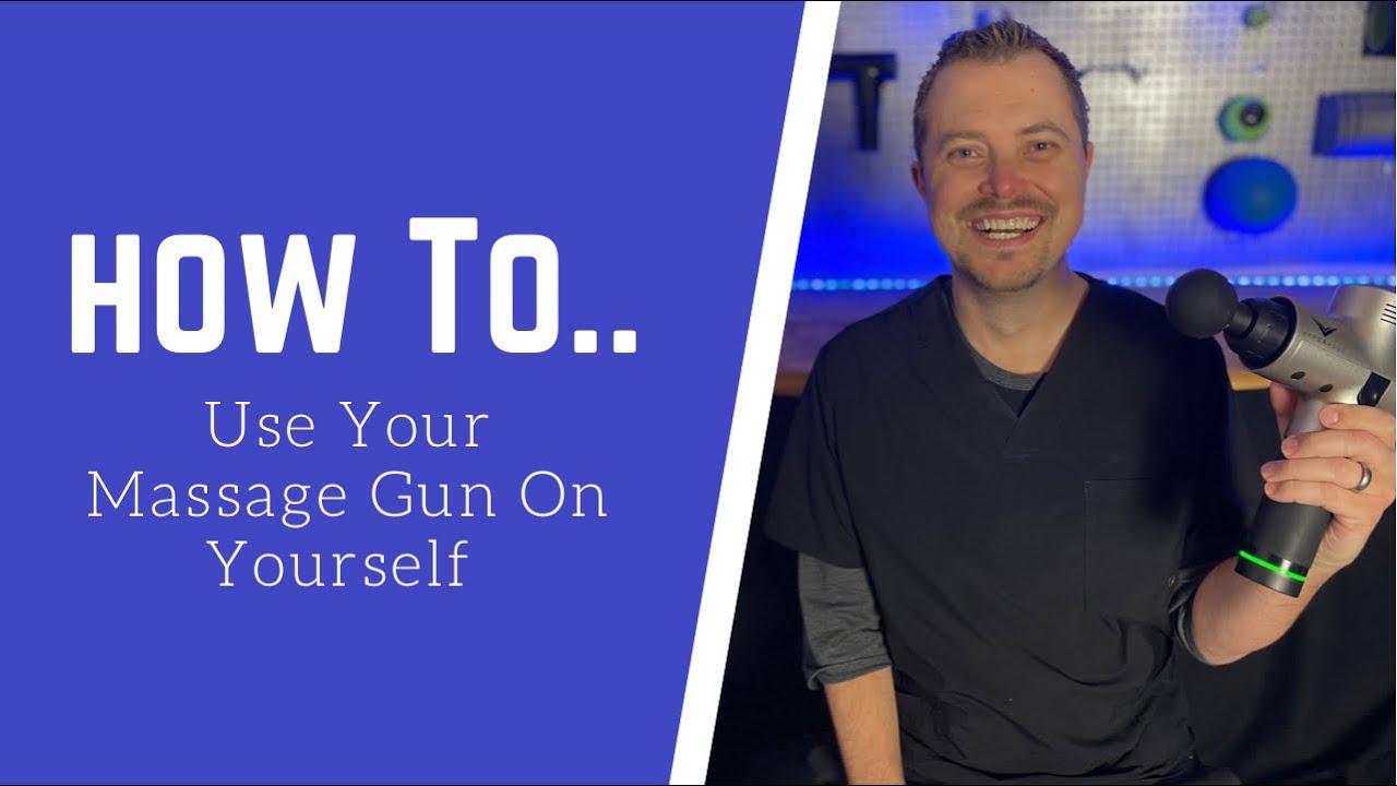 How To Use Your Hypervolt Massage Gun On Yourself Youtube 