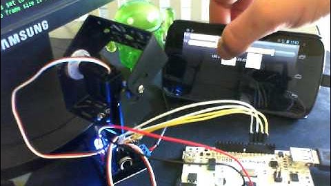 Android + Arduino + USB Host + Pan Tilt LEDs