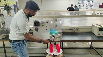 PLC BASED BOTTLE FILLING PLANT