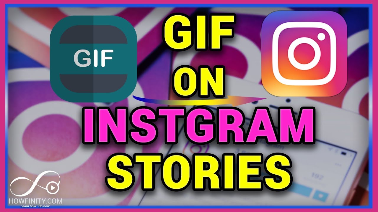 How to Put GIFs on Instagram STORY - YouTube