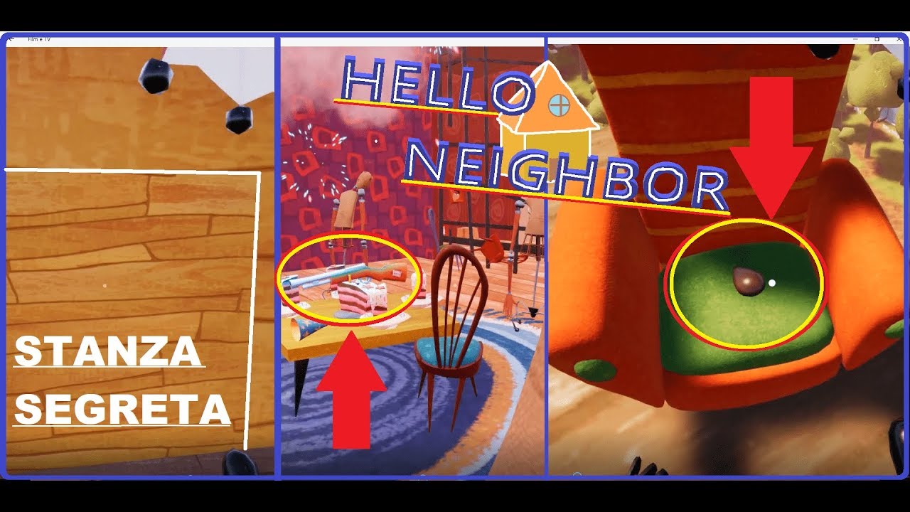 Hello Neighbor - ITA - Stanza SEGRETA, il FUCILE e il SEME della MELA D'ORO!!