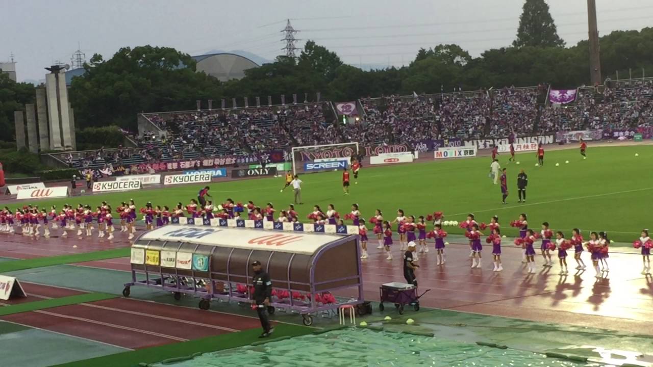 松本山雅vs京都サンガ 試合前 チアリーダーズのダンス Youtube