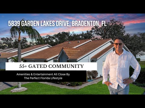5839 Garden Lakes Drive, Bradenton, FL home video tour