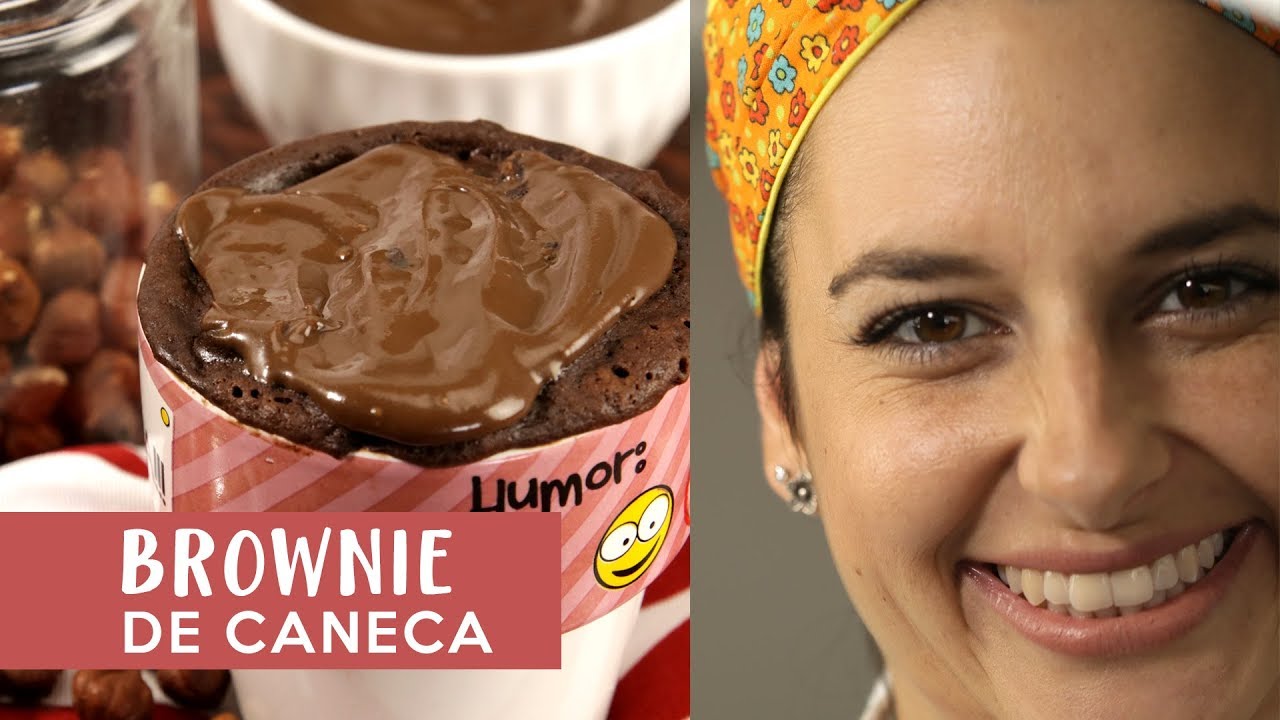 COMO FAZER BROWNIE DE CANECA EM MENOS DE 3 MINUTOS FERNANDA QUATROCCHI