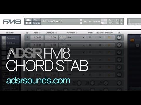 NI FM8 - Techno Chord Stab - How To Tutorial
