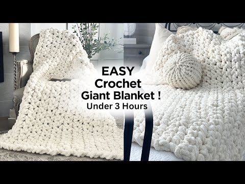 Easy Chunky Knit Blanket Diy  How To Make A Chunky Blanket With