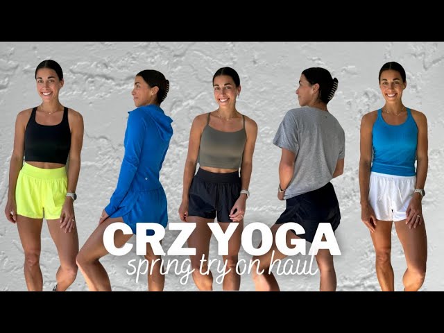 SPRING CRZ Yoga TRY ON HAUL  the most affordable activewear, new