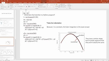 Python Euler integration