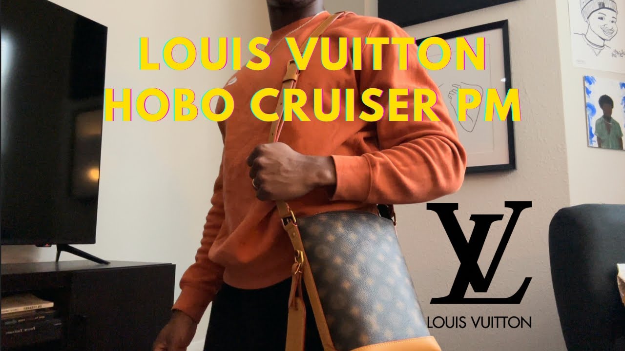 Louis Vuitton Cruiser Hobo Limited Edition Blurry Monogram Canvas PM Brown