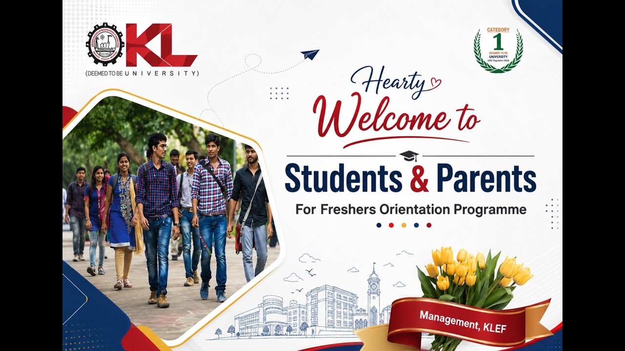 ORIENTATION PROGRAM NON ENGINERING/ KLUniversity /