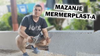 Kako ulepsati dvoriste?  Mazanje MERMERPLASTA