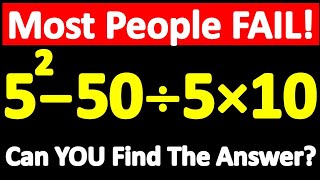 This Easy Math Question Is Fooling 90 of People Can You Solve It