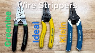 Wire Strippers feat. #greenlee #idealindustries #kleintools