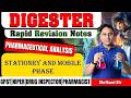 D-205 | Stationary Phase &amp; Mobile Phase -Pharmaceutical Analysis | Rapid Revision Notes for GPAT