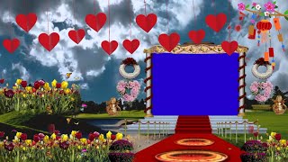 Template video background full screen love || template video background