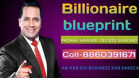Mastering the Billionaire Blueprint: Insights from Dr. Vivek Bindra