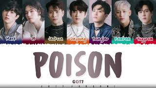 GOT7 – 'POISON' Lyrics [Color Coded_Han_Rom_Eng] Resimi