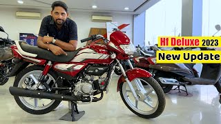 hero hf deluxe 2023 model red colour New offer price update review