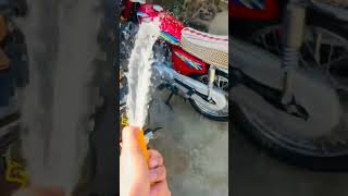 Honda Baby☠️ Washing Time?? || CD70 High Speed Modified?❤?shortvideo attitudestatus youtubeshorts