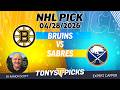 Bruins vs. Sabres NHL Betting Odds &amp; Picks, 4/28/26 | Night Moves Show