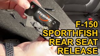 2009-2014 F-150 Rear Seat Release Install and Review (Sporthfish Brand) by redonKiLaus 1,705 views 10 months ago 9 minutes, 31 seconds