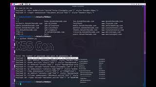 Generating random XSS (Cross-Site Scripting) payloads For Bug Hunting