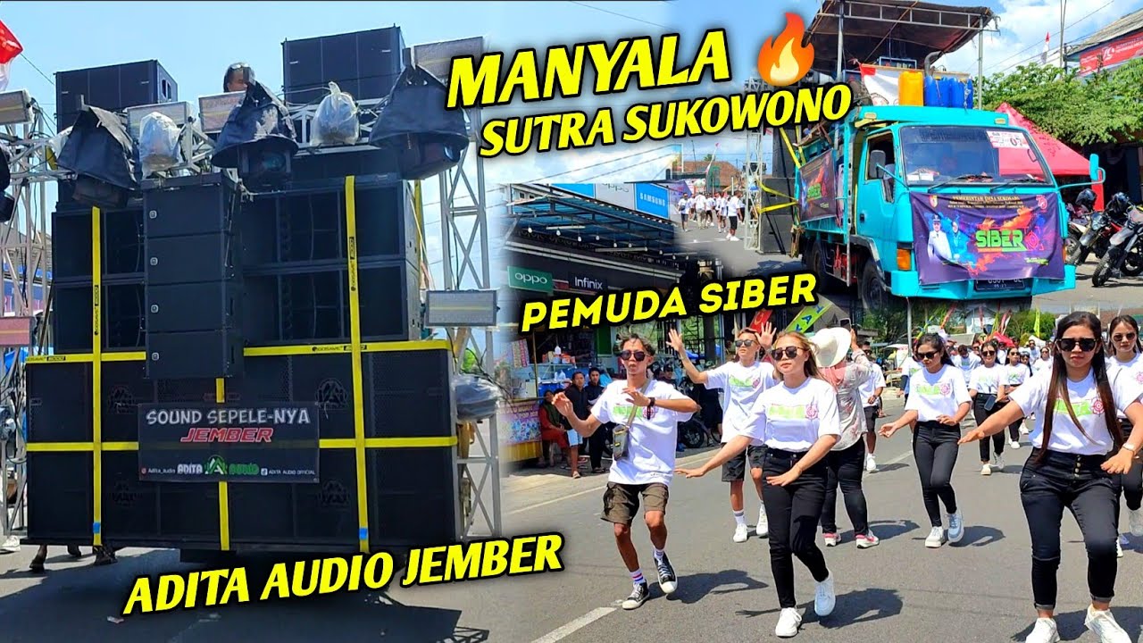 Sukowono menyala 🔥ADITA AUDIO JEMBER FEAT PEMUDA SIBER