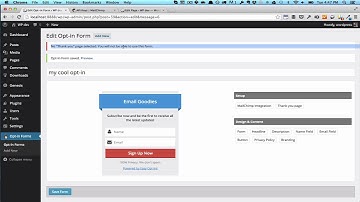 How To Integrate Mailchimp & WordPress using Optin Cat (WP Plugin)
