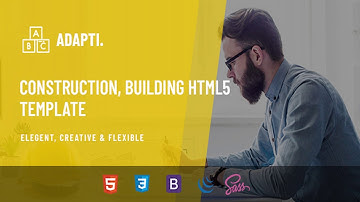 Adapti - Construction, Building HTML5 Template | Themeforest Website Templates and Themes